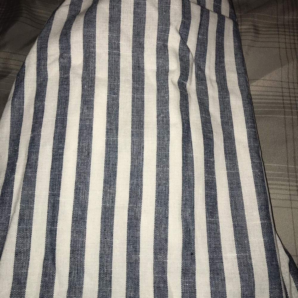 ONE L LEFT! Striped off the shoulder dress - Picture 5 of 5